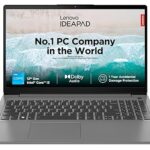 Lenovo IdeaPad Slim 3, Intel Core i3, 12th Gen, 8GB RAM, 512GB SSD, FHD, 15.6"/39.62cm, Windows 11, Office Home 2024, Arctic Grey, 1.63Kg, 82RK01ABIN, Intel UHD Graphics, 1Yr ADP Free Laptop
